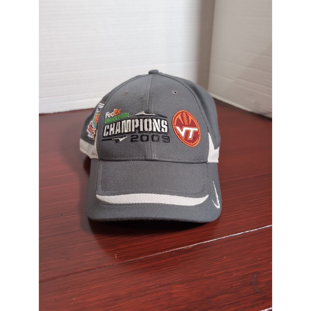 NIKE 2009 NCAA Fedex Orange Bowl VIRGINIA TECH HOKIES Champions Hat